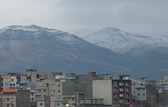 بارش نعمت الهی در کردستان هوای آلوده را شست