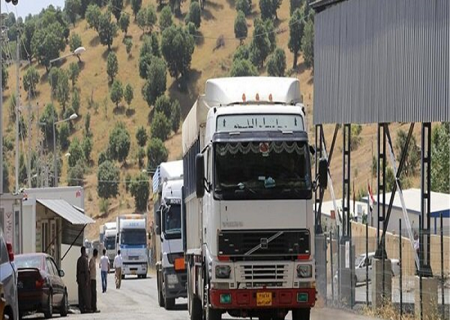 صادرات ۱.۱ میلیون تن کالا از مرزهای کردستان