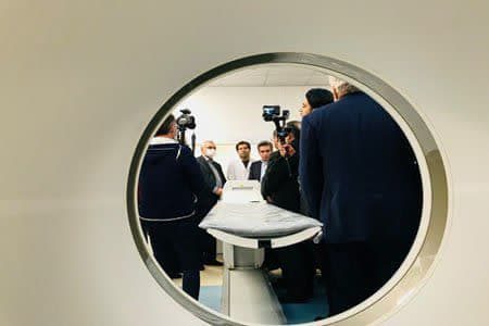 افتتاح بخش دپارتمان پزشکی هسته‌ای و تصویربرداری مولکولی پت سی تی اسکن بیمارستان کوثر سنندج