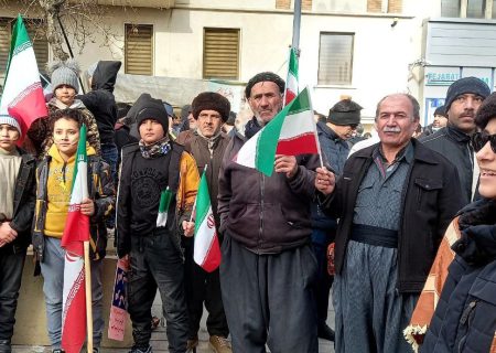 راهپیمایی یوم الله ۲۲ بهمن در استان کردستان آغاز شد
