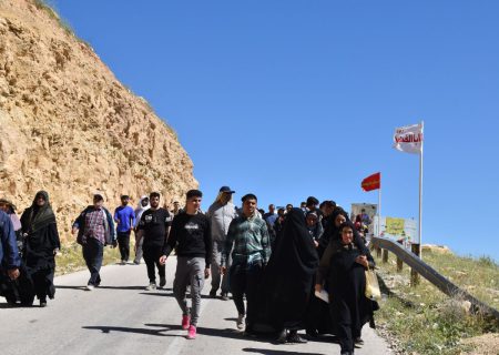 صعود سراسری راهیان نوری از کردستان به ارتفاعات بازی دراز 