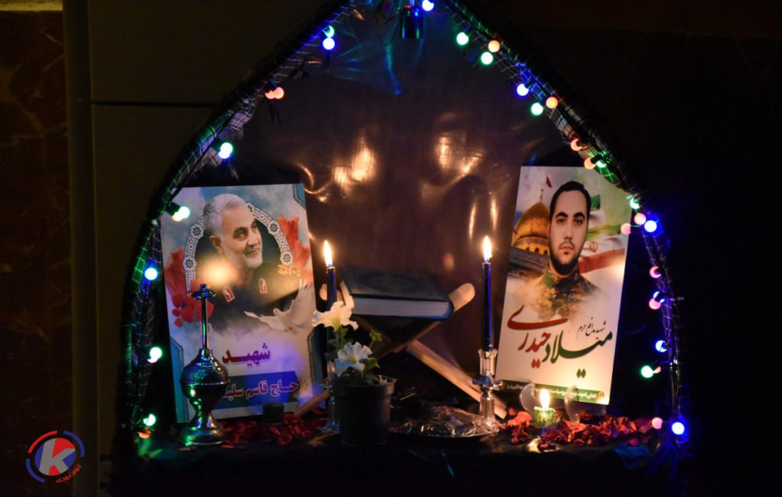 برگزاری یادواره شهید مدافع حرم میلاد حیدری در سنندج به روایت تصویر
