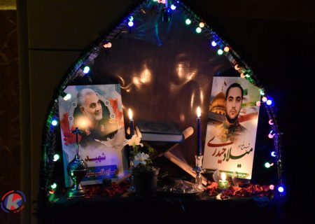 برگزاری یادواره شهید مدافع حرم میلاد حیدری در سنندج به روایت تصویر