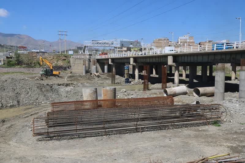 پروژه تعریض لاین خروجی پل قشلاق سنندج ۸۰ درصد پیشرفت فیزیکی دارد