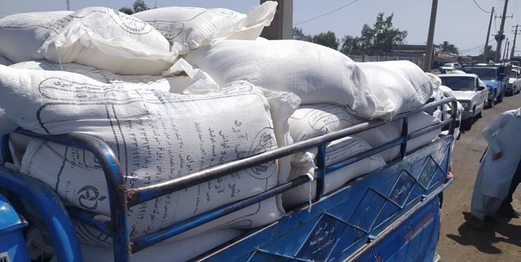 کامیون حامل آرد قاچاق در کردستان توقیف شد