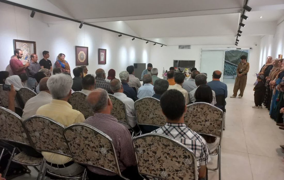 برپایی نمایشگاه آثار تذهیب و نگارگری استاد بهرام مهربان کردستانی در سنندج