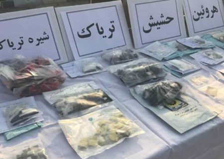 کشف ٤۳٥ کیلوگرم انواع موادمخدر در کردستان