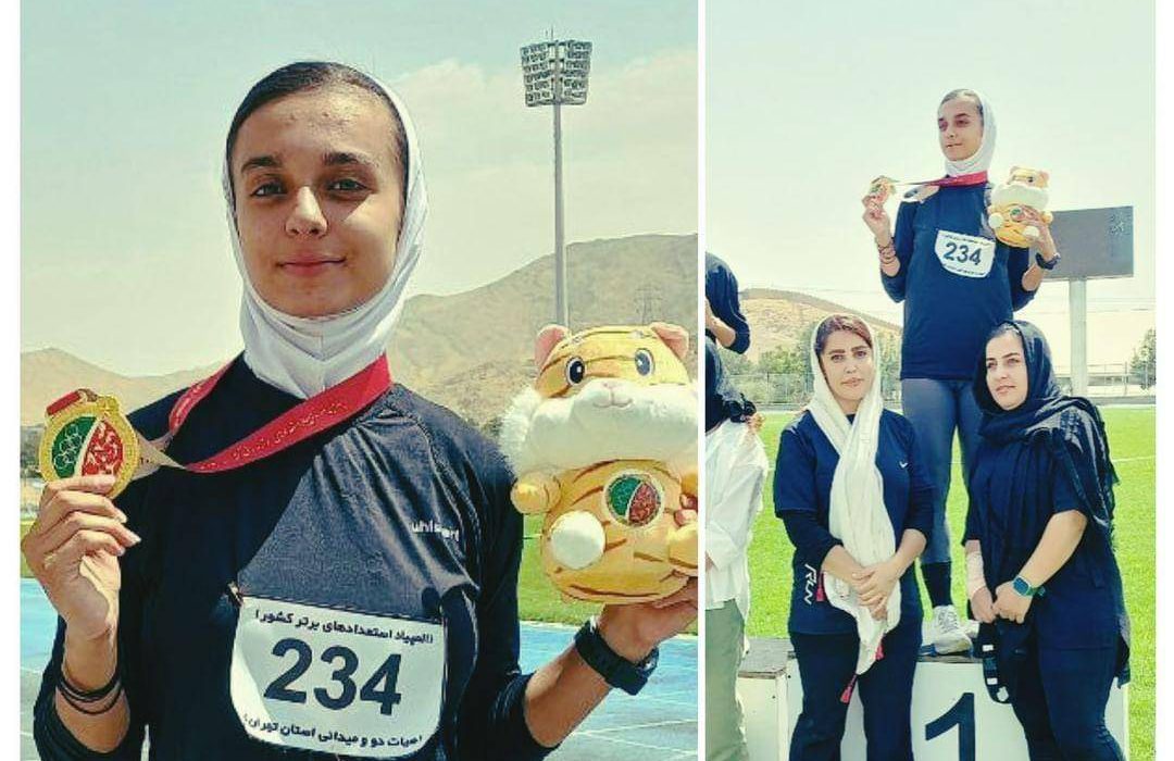 بانوی کردستانی نشان زرین طلای ماده ۱۰۰ متر با مانع را از آن خود کرد