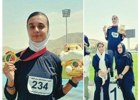 بانوی کردستانی نشان زرین طلای ماده ۱۰۰ متر با مانع را از آن خود کرد