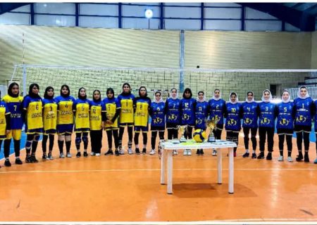 پایان رقابت های والیبال قهرمانی بانوان استان با برتری تیم مریوان