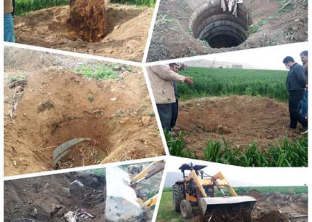 ۴۱۵ حلقه چاه آب غیرمجاز در کردستان مسدود شد
