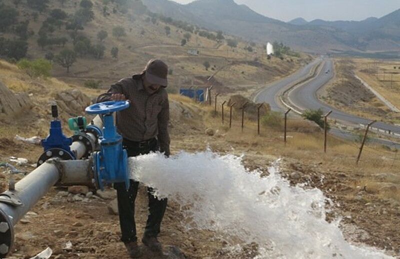 طرح جهاد آبرسانی به روستاهای کردستان بیش از ۴۵ درصد پیشرفت دارد