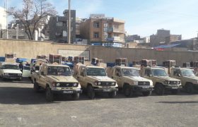 توزیع بسته‌های معیشتی سپاه بیت‌المقدس استان کردستان به روایت تصویر