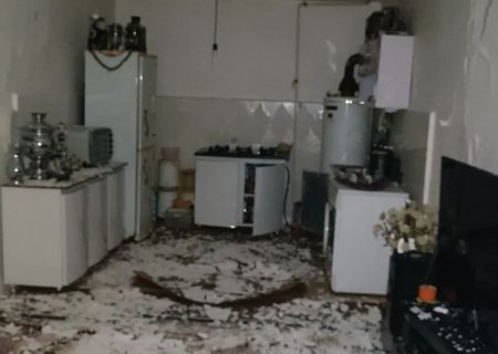 یک واحد مسکونی در بیجار بر اثر نشت گاز منفجر شد